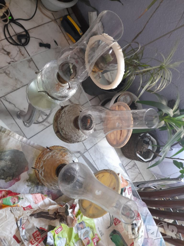 3 броя газени лампи, снимка 2 - Настолни лампи - 36557065