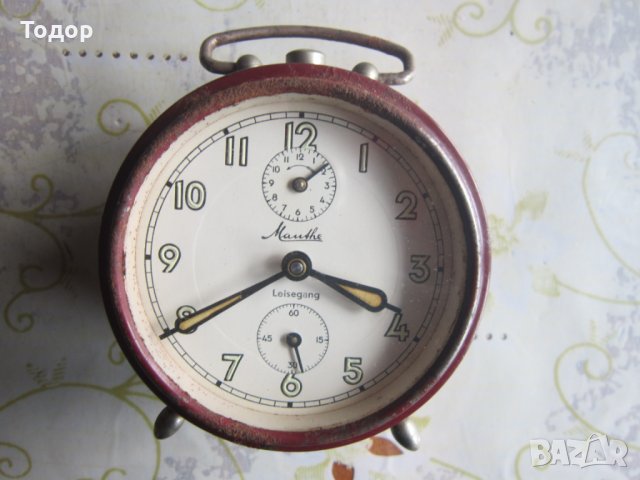 Старинен  немски часовник Будилник , снимка 6 - Други - 28341394