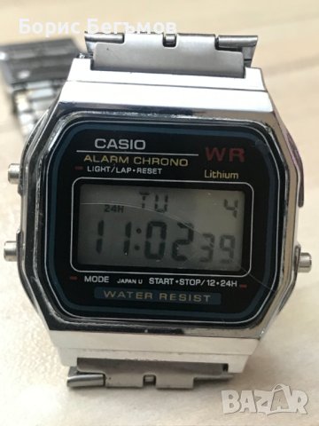 ЧАСОВНИК CASIO A159W, снимка 4 - Мъжки - 43280402