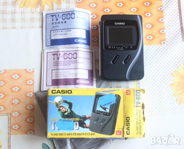 Малък джобен телевизор Casio LCD-Color Television, снимка 10 - Телевизори - 52434672