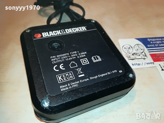 black & decker 10,8v lithium charger 0606211850, снимка 13 - Други инструменти - 33124489