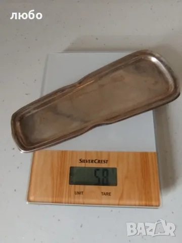 Сребърен Гребен 0,925 Със Поставка "Тип Поднос" Също Сребро 0.925, снимка 6 - Антикварни и старинни предмети - 48739040