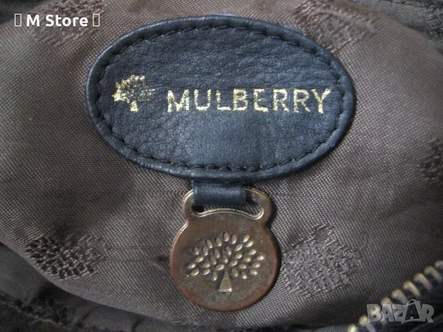 Mulberry дамска чанта естествена кожа, снимка 9 - Чанти - 49748737