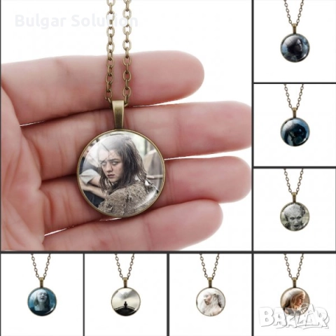 🐉🎯 Game Of Thrones - The 🌞 and stars; Moon of my life - двойка висулки игра на тронове, снимка 4 - Колиета, медальони, синджири - 52284317