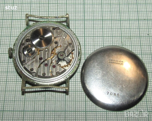 Мъжки швейцарски часовник Mulco, за възстановяване, или за части, снимка 6 - Антикварни и старинни предмети - 53197285