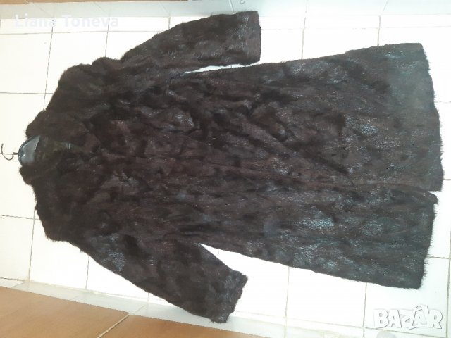 ДЬЛГО ПАЛТО ЕСТЕСТВЕН КОСЪМ, снимка 2 - Палта, манта - 33244848