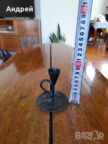 Стар свещник #10, снимка 3 - Антикварни и старинни предмети - 38149909