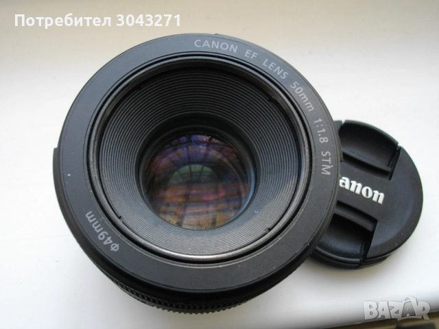 Canon EF 50mm f/1.8 STM, снимка 7 - Обективи и филтри - 52865873