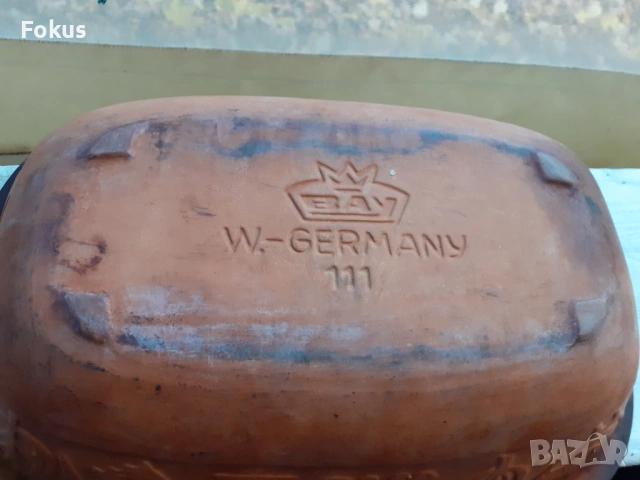 Съд за печене керамика Bay W.Germany, снимка 6 - Антикварни и старинни предмети - 53451663