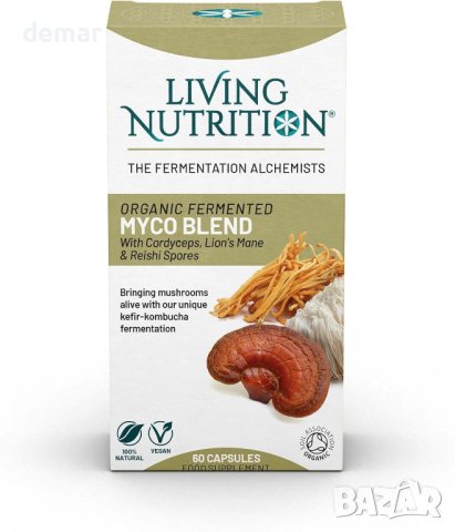 Living Nutrition Органична ферментирала мико смес 