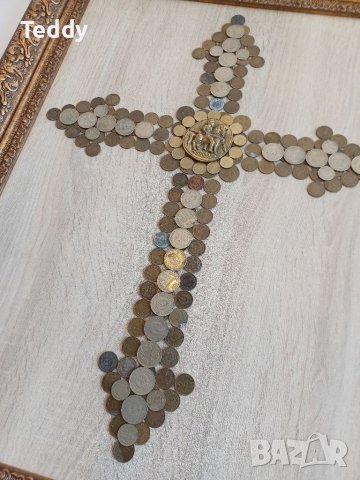 Художествени пана от монети , снимка 12 - Антикварни и старинни предмети - 39646401