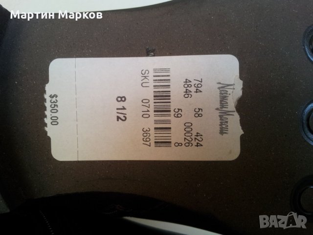 Дамски боти от естествена кожа Sesto Meucci at Neiman Marcus, снимка 8 - Дамски боти - 34774916