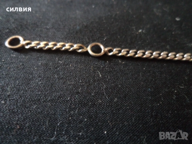 дамска сребърна гривна, снимка 3 - Гривни - 52075370