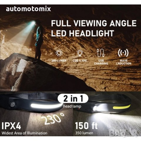 Акумулаторен лед челник със сензор за движение, снимка 7 - Аксесоари и консумативи - 39429840