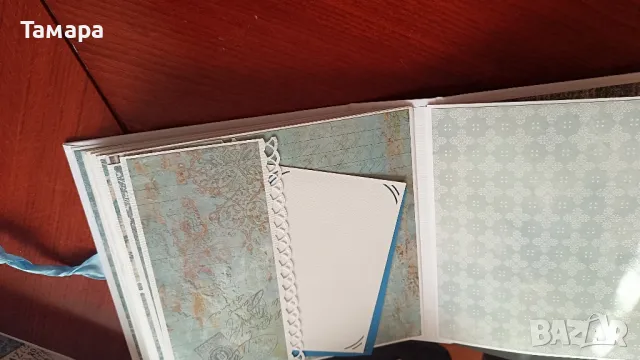 Ръчно направен албум за снимки,в кутия със същия принт:)), снимка 4 - Декорация за дома - 48401468