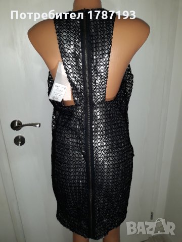 Нова рокля с пайети , мрежа и цип на целия гръб, снимка 6 - Рокли - 28411387