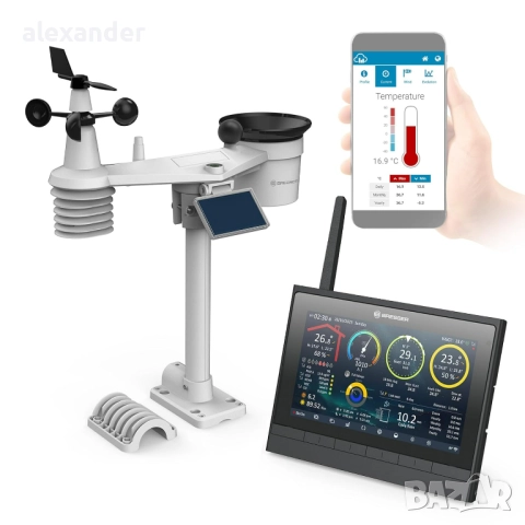 Mетеорологична станция BRESSER MeteoChamp 9-in-1 HD Wi-Fi