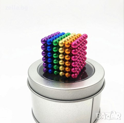 МАГНИТНИ ТОПКИ Neocube антистрес 5мм 216 цветни магически магнитни парчета евтина цена, снимка 13 - Пъзели - 36634467