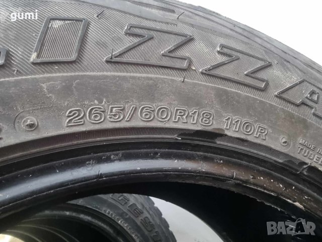 4бр зимни гуми 265/60/18 Bridgestone C560 , снимка 6 - Гуми и джанти - 43473848