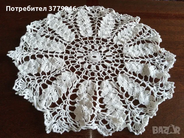 каре плетено на една кука , снимка 4 - Декорация за дома - 49498292