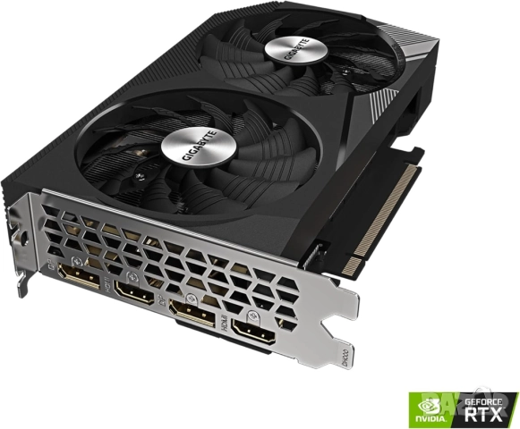 НОВА! Геймърска Видеокарта Gigabyte GeForce RTX 3060 WINDFORCE OC 12GB – Rev. 2.0, снимка 4 - Видеокарти - 52680847