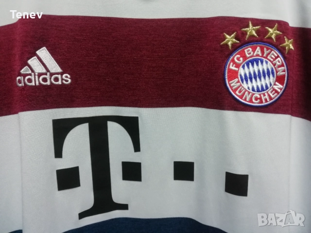 Bayern Munich Lahm Away 2014 2015 Adidas XL оригинална тениска фланелка екип Байерн Мюнхен Лаам , снимка 4 - Тениски - 52852191