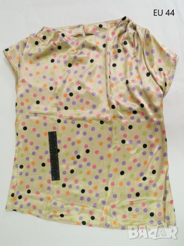 Дамска блуза цвят екрю на точки марка Nife - XL/2XL, снимка 4 - Туники - 38252240