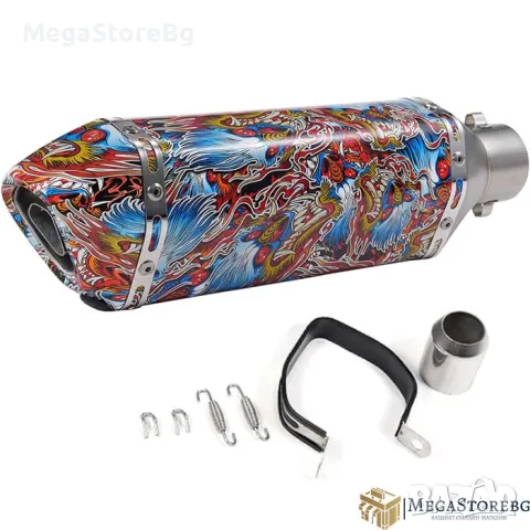 Гърне за мотор мотоциклет PA936 - 37см - МНОГОЦВЕТНО, снимка 3 - Аксесоари и консумативи - 49346108