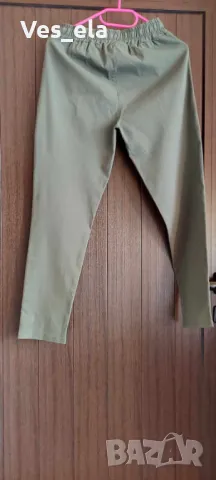 войнишко зелен спортен еластичен панталон, снимка 1