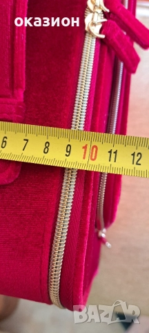 кадифена козметична чанта, снимка 5 - Други - 52429432