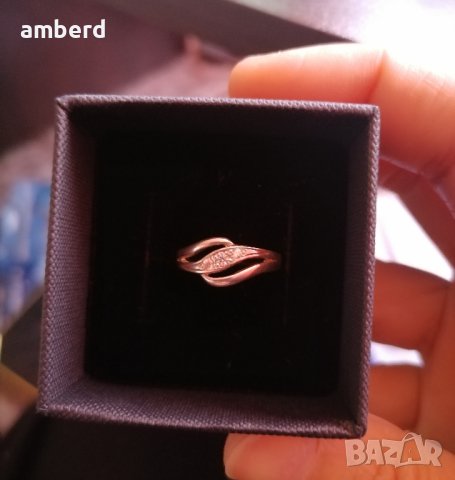 Нежен и елегантен сребърен пръстен - модел KR423, снимка 3 - Пръстени - 43813342