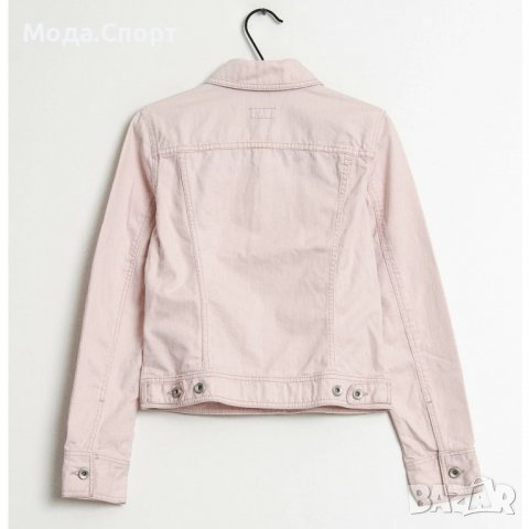 Mexx Уникално Дамско Дънково Яке Деним Бебешко Розово (M), снимка 4 - Якета - 38737936
