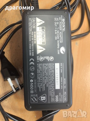 SONY AC-L10C AC POWER ADAPTOR , снимка 2 - Батерии, зарядни - 50574857