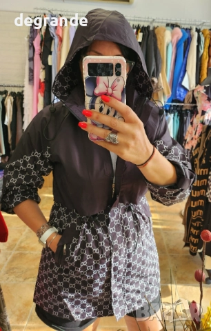 Дамска ветровка с подплата, снимка 3 - Якета - 51609897