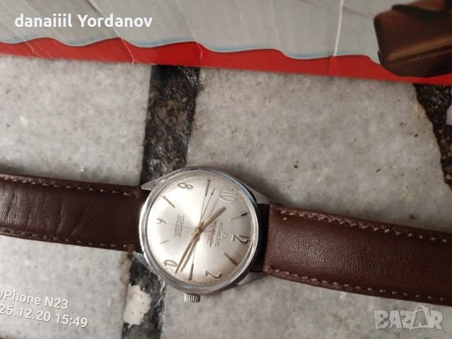 Atlantic worldmaster original 17jewelss , снимка 3 - Антикварни и старинни предмети - 53128903