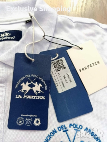 Мъжки тениски La Martina, снимка 4 - Тениски - 51819033