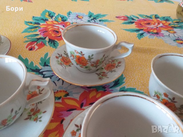 Български порцелан чаши за кафе, снимка 4 - Чаши - 32923622