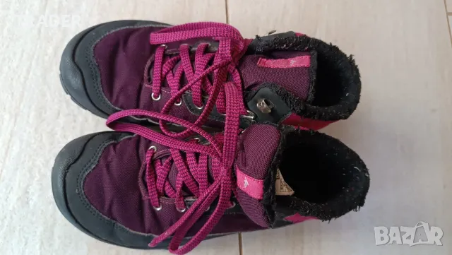 ДЕТСКИ НЕПРОМОКАЕМИ БОТИ ЗА ПРЕХОДИ В СНЯГ SH100 Decathlon, № 34, черно розов, снимка 2 - Детски боти и ботуши - 32893260