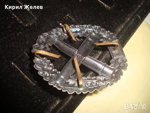 НЕМСКА АРТИЛЕРИЙСКА РЯДКА СТАРА КОКАРДА МЕСИНГОВА 21106, снимка 2 - Колекции - 32659244