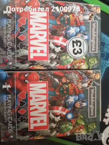 карти за игра на marvel, снимка 2 - Образователни игри - 47964770