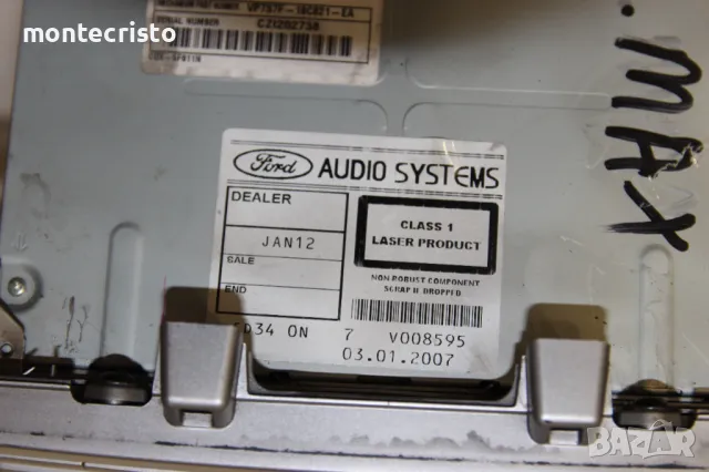 CD RADIO Navi навигация Панел климатроник Ford S-Max (2006-2010г.) 6M2T18B988AC / 6M2T10E889AB Smax, снимка 7 - Аксесоари и консумативи - 47316981