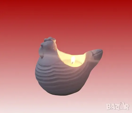 Молд кашпа кокошка , снимка 3 - Форми - 49694650