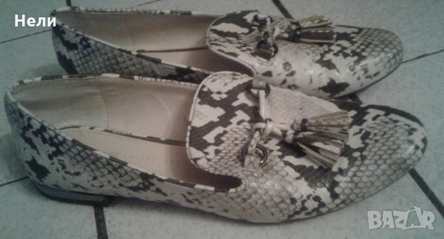 Елегантни обувки-змийски принт, снимка 2 - Дамски елегантни обувки - 32728841
