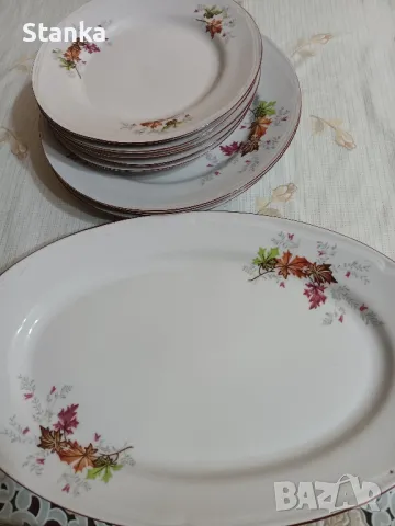 стар български порцелан, снимка 4 - Чинии - 47416308