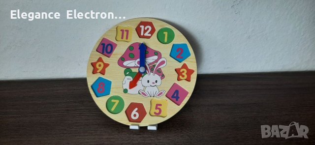 Детски часовник за учене на времето. , снимка 2 - Образователни игри - 37778085