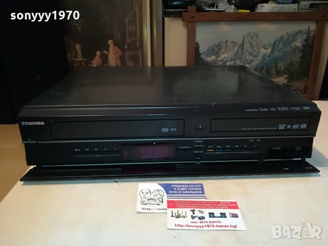 TOSHIBA RDXV50KF hifi VCR/HDD/DVD/USB/DVB/HDMI RECORDER 3007211210, снимка 2 - Плейъри, домашно кино, прожектори - 33669327