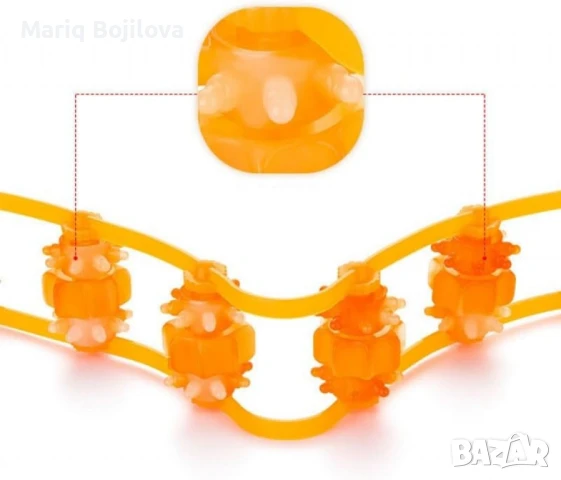 Ръчно масажно въже – 100 см, за мускулна релаксация, снимка 8 - Други - 49169647