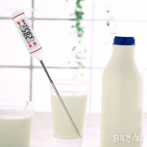 Електронен термометър за храни напитки течности готвене барбекю , снимка 3 - Други - 16569274