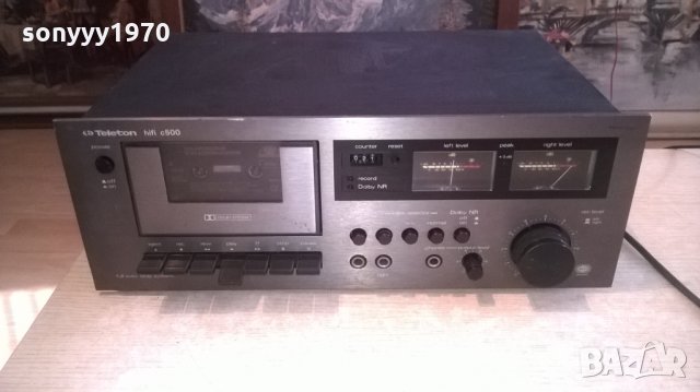 ПОРЪЧАН-TELETON C500-HIFI STEREO CASSETTE DECK-ВНОС ХОЛАНДИЯ, снимка 3 - Декове - 27790043