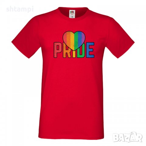 Мъжка тениска Pride Heart multicolor Прайд,Празник.Повод,Изненада, снимка 12 - Тениски - 37104978